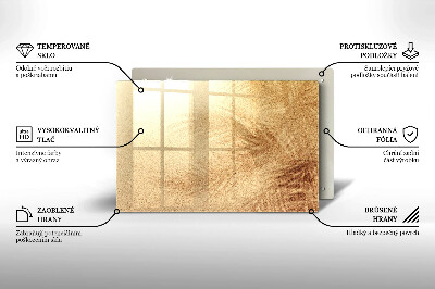 Dessous de bougie rectangulaire Sable