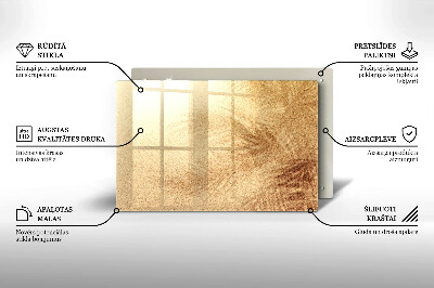 Dessous de bougie rectangulaire Sable