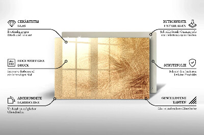 Dessous de bougie rectangulaire Sable