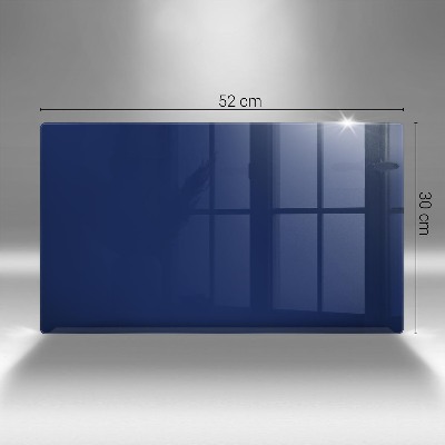 Dessous de bougie rectangulaire Couleur bleue