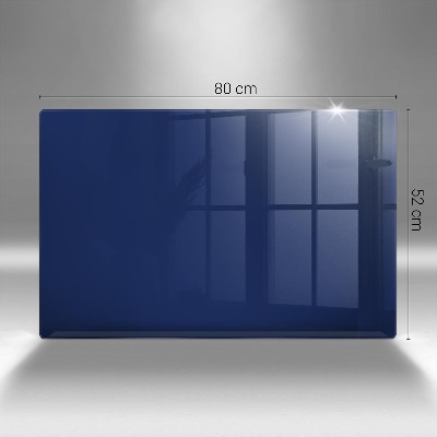 Dessous de bougie rectangulaire Couleur bleue