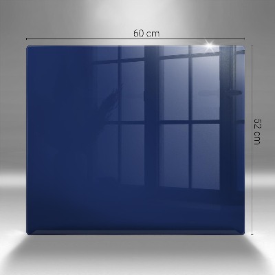 Dessous de bougie rectangulaire Couleur bleue