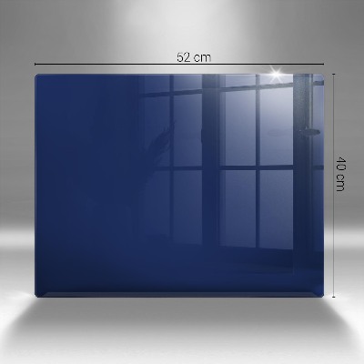Dessous de bougie rectangulaire Couleur bleue