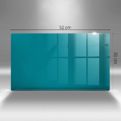 Dessous de bougie rectangulaire Couleur turquoise