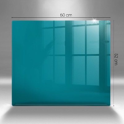 Dessous de bougie rectangulaire Couleur turquoise