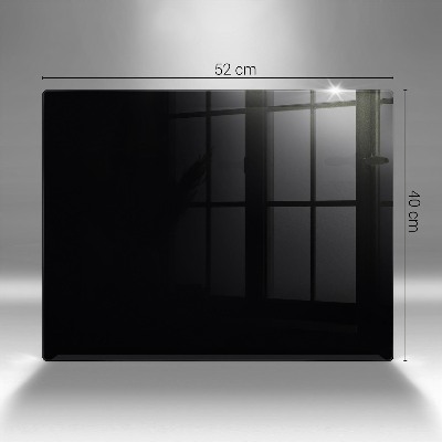 Dessous de bougie rectangulaire Couleur noire