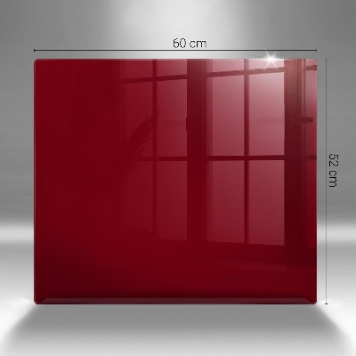 Dessous de bougie rectangulaire Couleur bordeaux