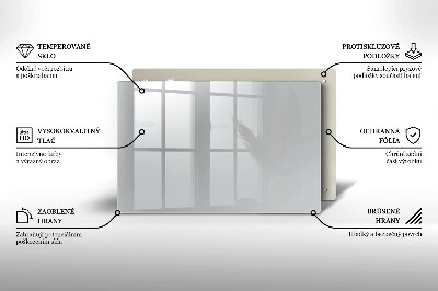 Dessous de bougie rectangulaire Couleur grise