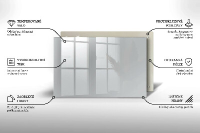 Dessous de bougie rectangulaire Couleur grise