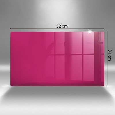 Dessous de bougie rectangulaire Couleur rose