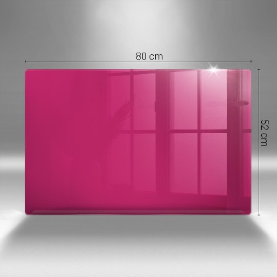 Dessous de bougie rectangulaire Couleur rose