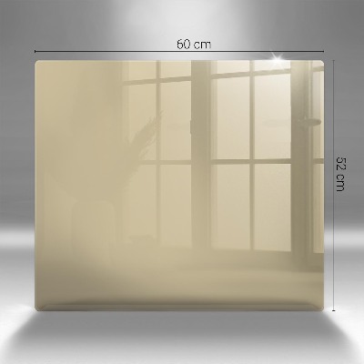 Dessous de bougie rectangulaire Couleur beige