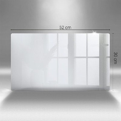 Dessous de bougie rectangulaire Couleur blanche