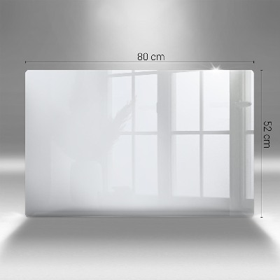 Dessous de bougie rectangulaire Couleur blanche