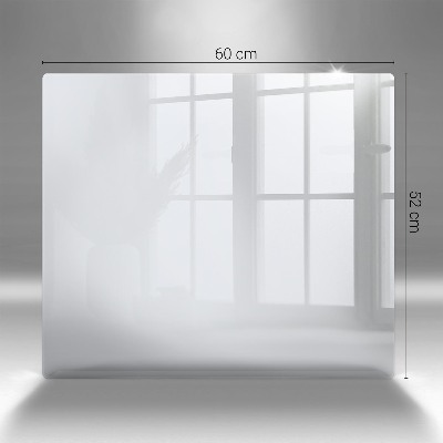 Dessous de bougie rectangulaire Couleur blanche