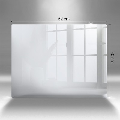 Dessous de bougie rectangulaire Couleur blanche