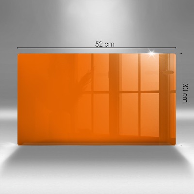 Dessous de bougie rectangulaire Couleur orange
