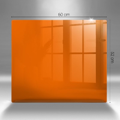 Dessous de bougie rectangulaire Couleur orange