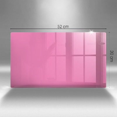 Dessous de bougie rectangulaire Couleur rose