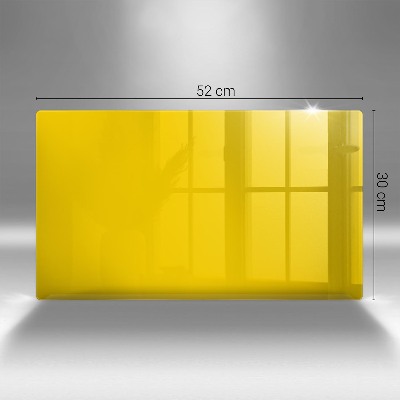 Dessous de bougie rectangulaire Couleur jaune