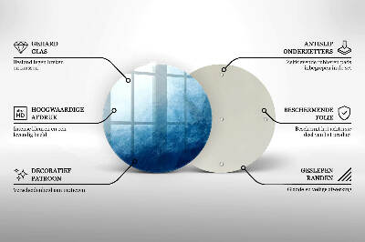 Dessous de bougie rond Contexte abstrait