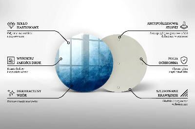 Dessous de bougie rond Contexte abstrait