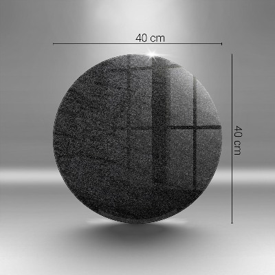 Dessous de bougie rond Texture de pierre