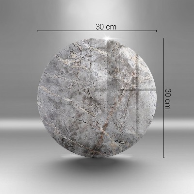 Dessous de bougie rond Texture de pierre