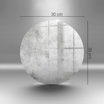 Dessous de bougie rond Texture du béton