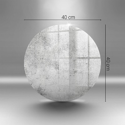 Dessous de bougie rond Texture du béton