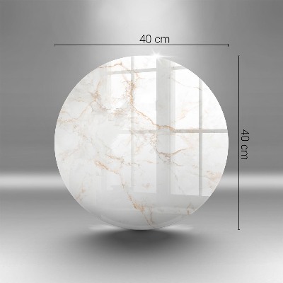 Dessous de bougie rond Pierre de marbre élégante