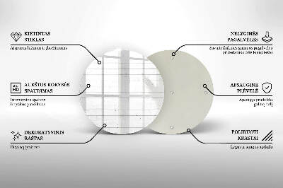 Dessous de bougie rond Panneaux lumineux modernes
