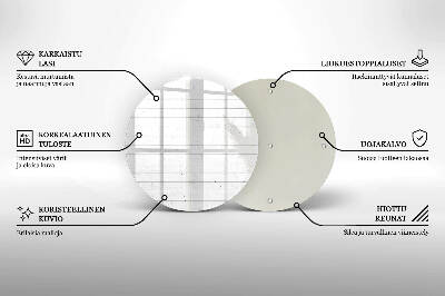 Dessous de bougie rond Panneaux lumineux modernes