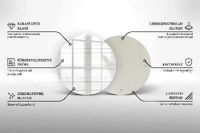 Dessous de bougie rond Panneaux lumineux modernes