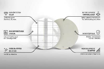 Dessous de bougie rond Panneaux lumineux modernes