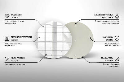 Dessous de bougie rond Panneaux lumineux modernes