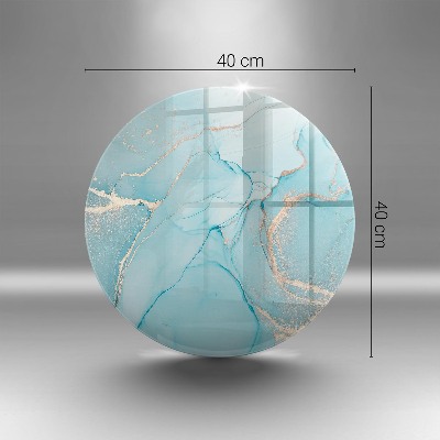 Dessous de bougie rond Pierre abstraite