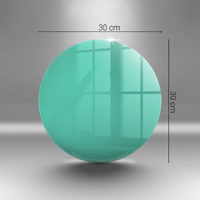 Dessous de bougie rond Couleur verte