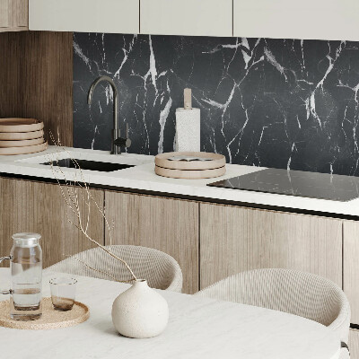 Panneau mural Veines de marbre dans un motif harmonieux