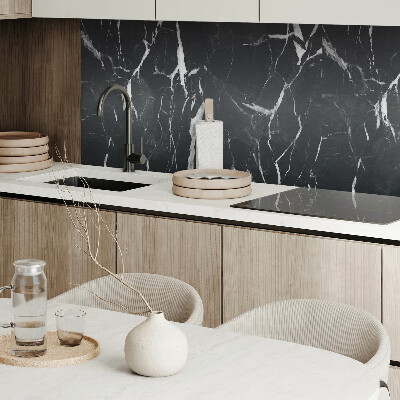 Panneau mural Veines de marbre dans un motif harmonieux