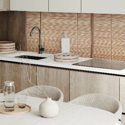 Panneau mural Un tableau avec des motifs horizontaux