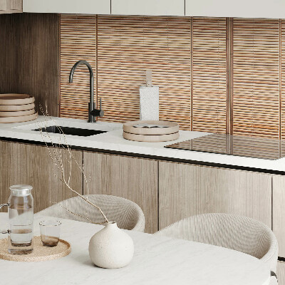 Panneau mural Un tableau avec des motifs horizontaux