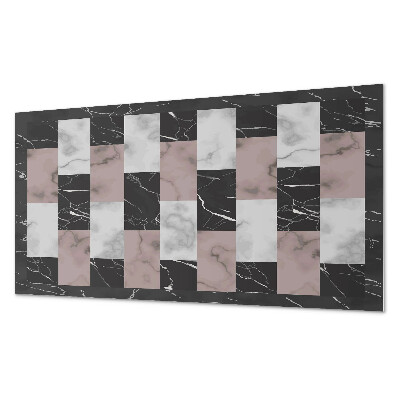 Panneau mural Motif de carreaux de marbre