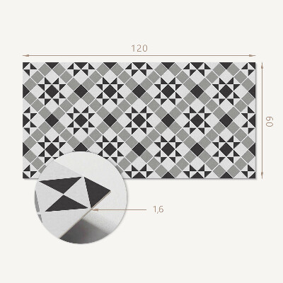 Panneau décoratif mural Motif géométrique avec un motif en étoile