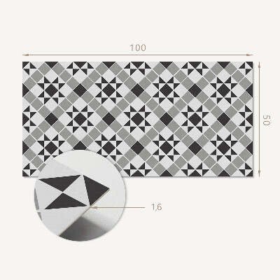 Panneau décoratif mural Motif géométrique avec un motif en étoile