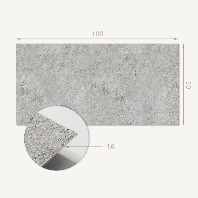 Panneau mural Motif en béton brut