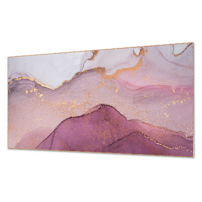 Panneau mural Paysage abstrait aux formes ondulantes