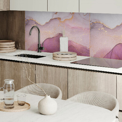 Panneau mural Paysage abstrait aux formes ondulantes