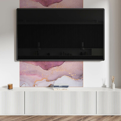 Panneau mural Paysage abstrait aux formes ondulantes