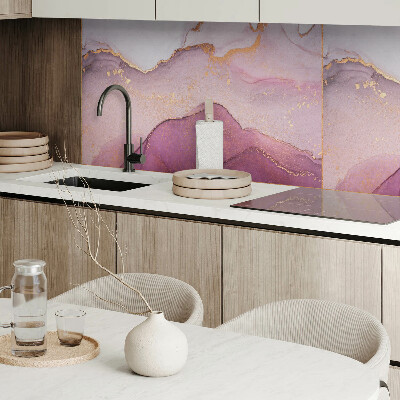 Panneau mural Paysage abstrait aux formes ondulantes
